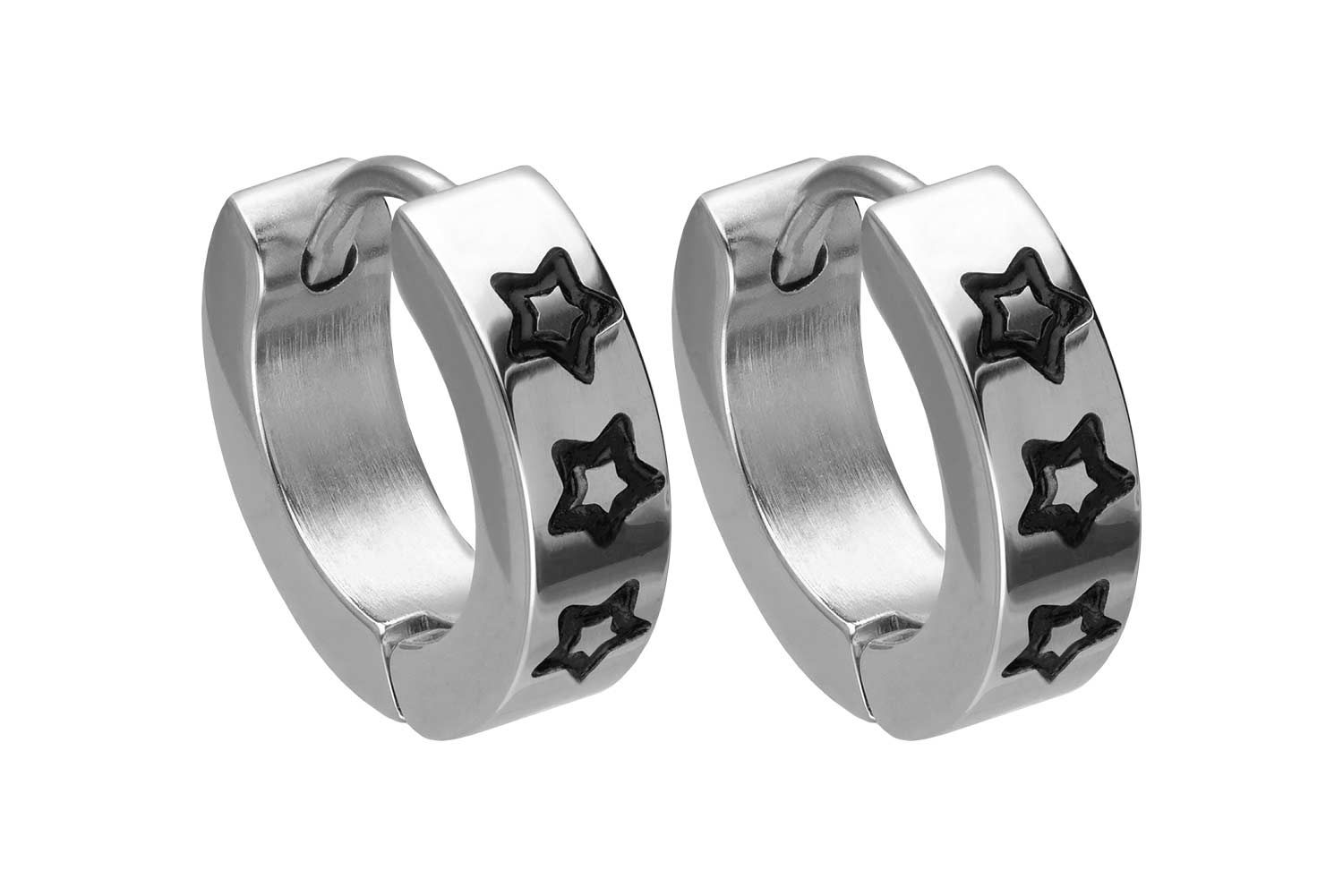 Chirurgenstahl Creolen STERNE ++SALE++ von Piercingline